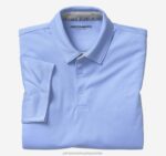 Apparel Blue XB6RX463 Johnston & Murphy Men Liquid Cotton Polo