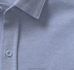 Apparel Blue XB6RX528 Johnston & Murphy Men Vintage Birdseye Button-Front Shirt - Image 2