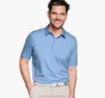 Apparel Blue XB6RX566 Johnston & Murphy Men XC4 Solid Performance Polo