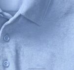 Apparel Blue XB6RX670 Johnston & Murphy Men Pima Cotton-Blend Terry Polo - Image 2
