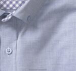Apparel Blue XB6RX886 Johnston & Murphy Men Recycled Long-Sleeve Shirt - Image 2