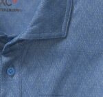 Apparel Blue Zigzag Diamond XB6RX635 Johnston & Murphy Men XC4 Jacquard Polo - Image 2