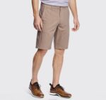Apparel British Khaki Heather XB6RX594 Johnston & Murphy Men XC4 Performance Shorts - Image 4