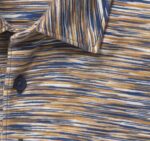 Apparel Brown/Blue XB6RX393 Johnston & Murphy Men Space-Dyed Polo - Image 2