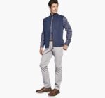 Apparel Brown/Navy XB6RX738 Johnston & Murphy Men Reversible Solid Vest - Image 3