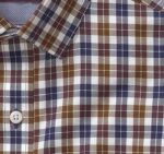 Apparel Brown Quad Check XB6RX636 Johnston & Murphy Men Long-Sleeve Dress Shirt - Image 2