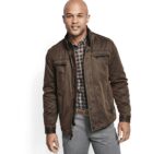 Apparel Brown XB6RX757 Johnston & Murphy Men Antique Cotton Jacket - Image 2