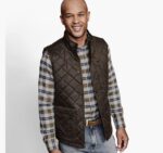 Apparel Brown XB6RX878 Johnston & Murphy Men Antique Cotton Vest