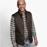 Apparel Brown XB6RX878 Johnston & Murphy Men Antique Cotton Vest