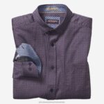 Apparel Burgundy Stacked Diamond XB6RX616 Johnston & Murphy Men Printed Cotton Shirt