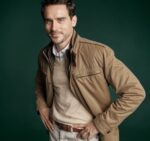 Apparel Camel XB6RX707 Johnston & Murphy Men Antique Cotton Jacket - Image 3