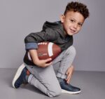 Apparel Charcoal/Blue XB6RX1374 Johnston & Murphy Boy Boys Reversible Solid Hoodie - Image 3