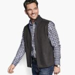 Apparel Charcoal/Blue XB6RX695 Johnston & Murphy Men Reversible Solid Vest