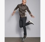 Apparel Charcoal XB6RX730 Johnston & Murphy Men Striated Knit Henley - Image 3