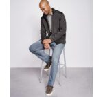 Apparel Charcoal XB6RX858 Johnston & Murphy Men Everyday Full-Zip - Image 2
