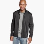 Apparel Charcoal XB6RX858 Johnston & Murphy Men Everyday Full-Zip