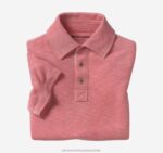 Apparel Coral XB6RX1446 Johnston & Murphy Boy Boys Vintage Slub Polo