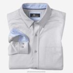 Apparel Gray Chevron XB6RX603 Johnston & Murphy Men XC Flex Stretch Long-Sleeve Shirt