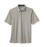 Apparel Gray Heather XB6RX576 Johnston & Murphy Men Liquid Cotton Polo - Image 2