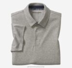 Apparel Gray Heather XB6RX576 Johnston & Murphy Men Liquid Cotton Polo