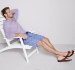 Apparel Gray/Lavender XB6RX582 Johnston & Murphy Men Reversible Knit Hoodie - Image 4