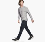 Apparel Gray XB6RX896 Johnston & Murphy Men Melange Pullover - Image 3