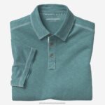 Apparel Green XB6RX413 Johnston & Murphy Men Vintage Slub Polo