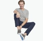 Apparel Heather Gray XB6RX676 Johnston & Murphy Men Essential Tee - Image 3