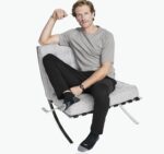 Apparel Heather Gray XB6RX676 Johnston & Murphy Men Essential Tee - Image 4