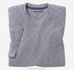 Apparel Indigo XB6RX748 Johnston & Murphy Men Vintage Slub Crewneck Tee
