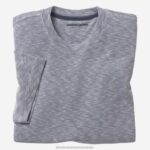 Apparel Indigo XB6RX748 Johnston & Murphy Men Vintage Slub Crewneck Tee
