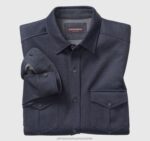 Apparel Indigo XB6RX759 Johnston & Murphy Men Button-Front Knits