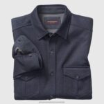 Apparel Indigo XB6RX759 Johnston & Murphy Men Button-Front Knits