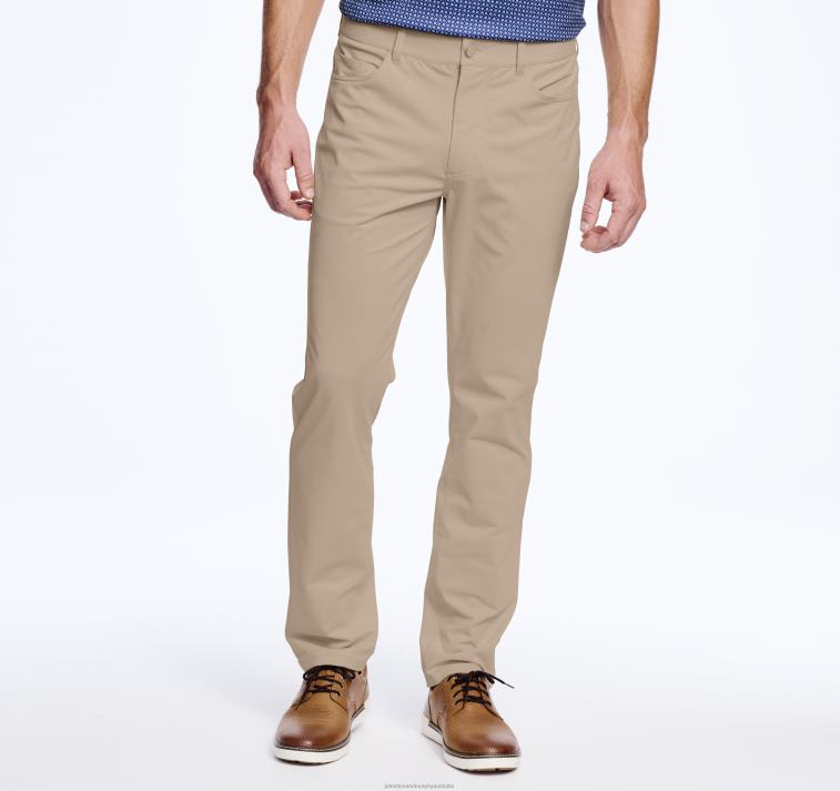 apparel_khaki_xb6rx516_johnston_murphy_men_xc4_performance_five_pocket_pants.jpg Apparel Khaki XB6RX516 Johnston & Murphy Men XC4 Performance Five-Pocket Pants - Image 1