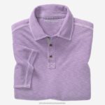 Apparel Lavender XB6RX443 Johnston & Murphy Men Vintage Slub Polo