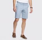 Apparel Light Blue XB6RX551 Johnston & Murphy Men Washed Chino Shorts