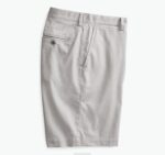 Apparel Light Gray XB6RX425 Johnston & Murphy Men Washed Chino Shorts - Image 2