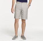 Apparel Light Gray XB6RX425 Johnston & Murphy Men Washed Chino Shorts