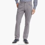 Apparel Light Gray XB6RX508 Johnston & Murphy Men Five-Pocket Pants
