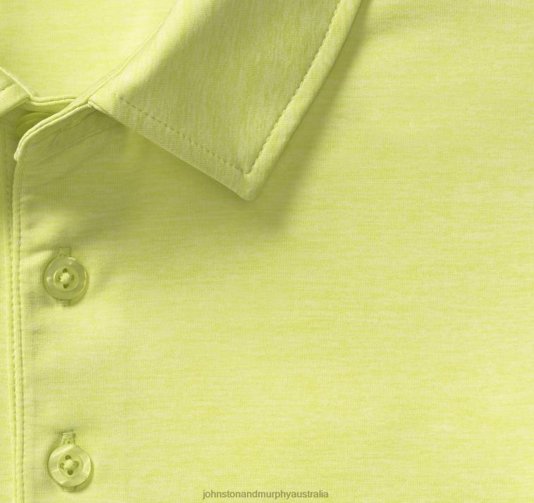 Apparel Lime XB6RX665 Johnston & Murphy Men XC4 Solid Performance Polo - Image 2