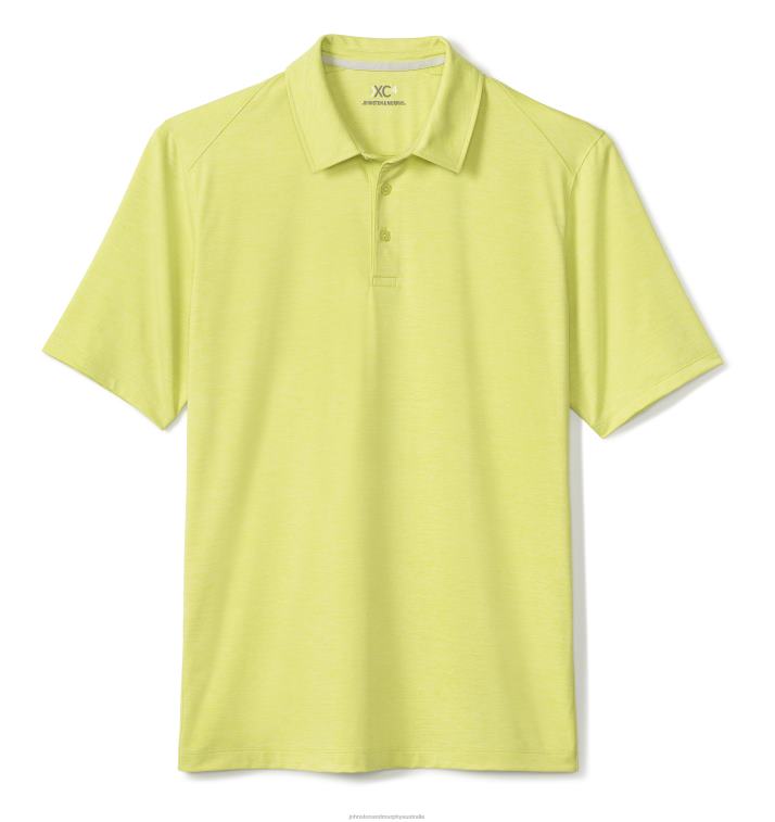 Apparel Lime XB6RX665 Johnston & Murphy Men XC4 Solid Performance Polo - Image 3