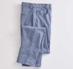 Apparel Medium Blue XB6RX688 Johnston & Murphy Men Overdyed Jeans - Image 3