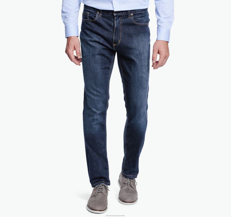apparel_medium_wash_xb6rx427_johnston_murphy_men_denim_jeans.jpg Apparel Medium Wash XB6RX427 Johnston & Murphy Men Denim Jeans - Image 1