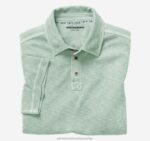 Apparel Mint XB6RX416 Johnston & Murphy Men Vintage Slub Polo