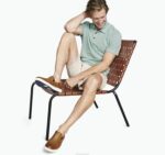 Apparel Mint XB6RX416 Johnston & Murphy Men Vintage Slub Polo - Image 3