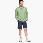 Apparel Mint XB6RX694 Johnston & Murphy Men XC4 Heathered Performance Quarter-Zip