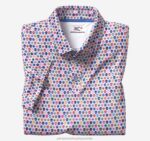 Apparel Multi Skull XB6RX553 Johnston & Murphy Men XC4 Print Performance Polo - Image 4