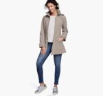 Apparel Natural XB6RX1303 Johnston & Murphy Women Lightweight Soft-Shell Jacket - Image 2