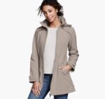 Apparel Natural XB6RX1303 Johnston & Murphy Women Lightweight Soft-Shell Jacket