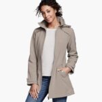 Apparel Natural XB6RX1303 Johnston & Murphy Women Lightweight Soft-Shell Jacket